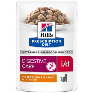 Hill's šlapias kačių maistas Prescription Diet i/d Digestive Care - esant virškinimo trakto sutrikimams, 12vnt. x 85g