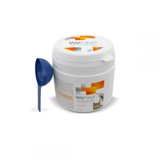 Pašaro papildai WeFiber šunims ir katėms - palaikyti natūralią žarnyno pusiausvyrą 225gr