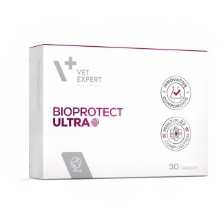 Papildai šunims esant virškinamojo trakto sutrikimams BioProtect Ultra 30 kaps.