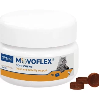 Virbac Movoflex Soft Chews Cat maisto papildas katėms sąnarių stiprinimui