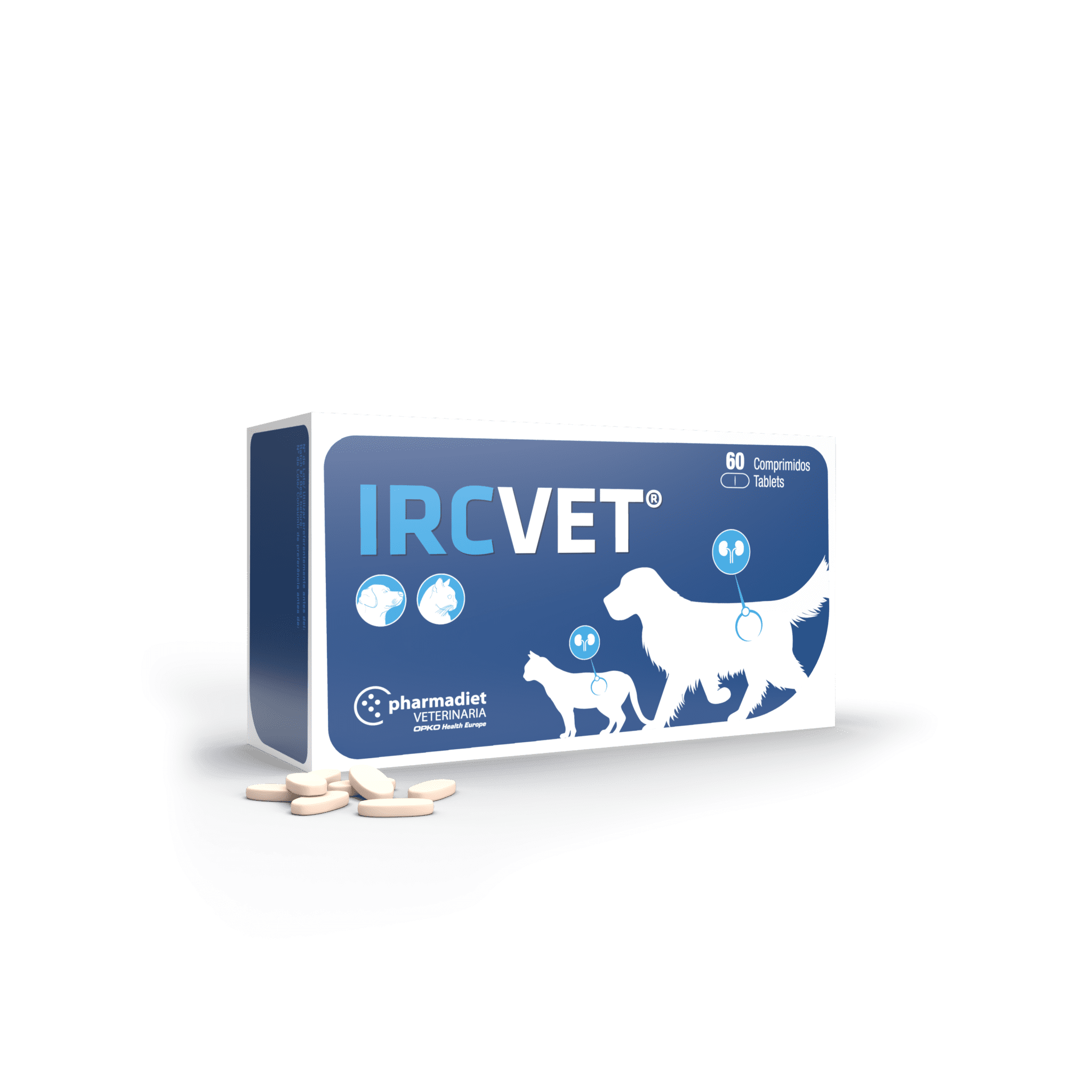 Papildas šunims ir katėms Irc Vet - lėtiniam inkstų nepakankamumui palengvinti, N60