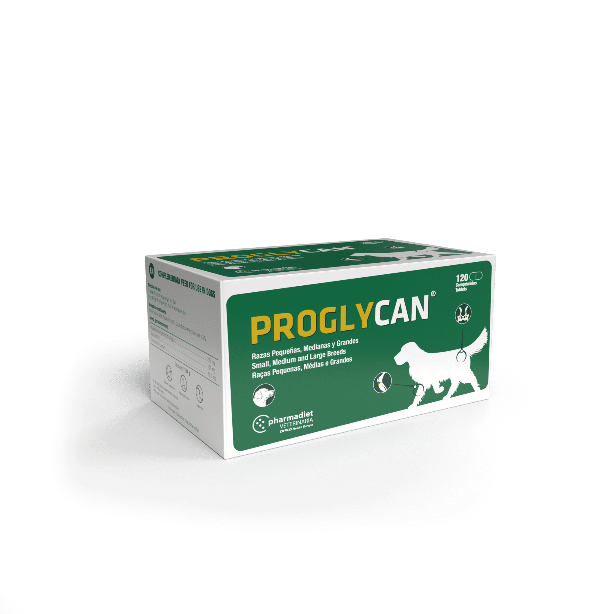 Papildas šunims Proglycan - palaikantis kremzlių regeneraciją, sustiprinantis šunų sąnarius ir didinantis jų elastingumą, N120