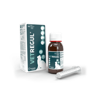 Papildas šunims ir katėms Vet Regul Gel - virškinimo traktui reguliuoti, 50ml