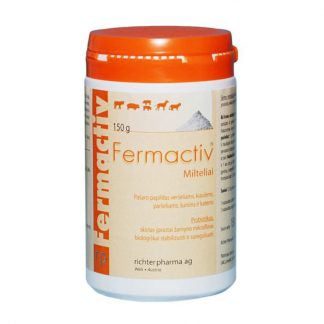 Papildas Fermactiv Powder  - virškinimo trakto mikroflorai reguliuoti, 150g.