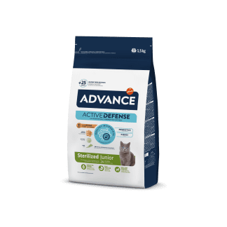Advance sausas maistas jaunoms sterilizuotoms katėms Junior Sterilized