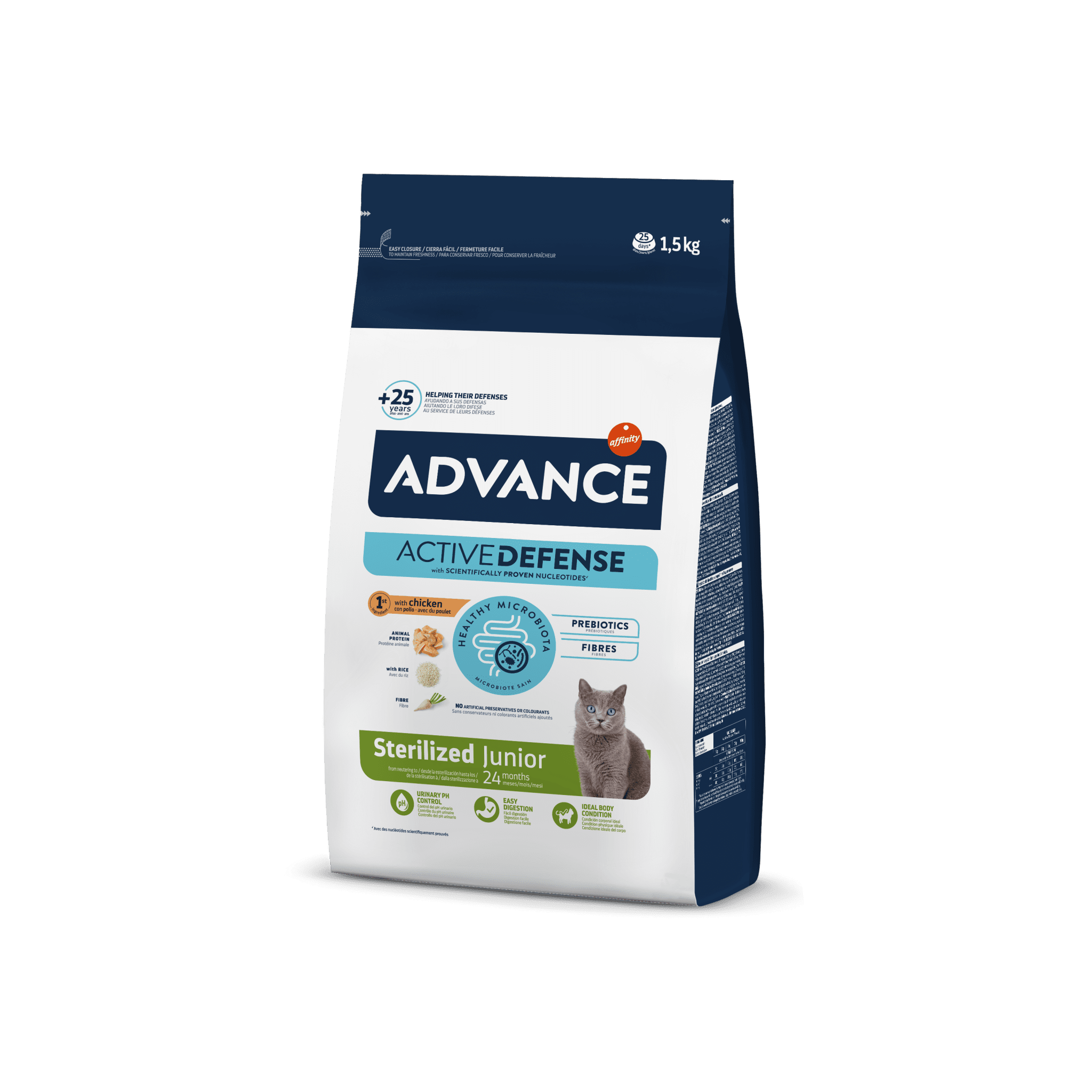 Advance sausas maistas jaunoms sterilizuotoms katėms Junior Sterilized