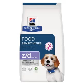 Hill's sausas maistas šunims su hidrolizuota soja ir sumažintu riebalų kiekiu PD Canine z/d Low fat Hydrolyzed Soy 3kg
