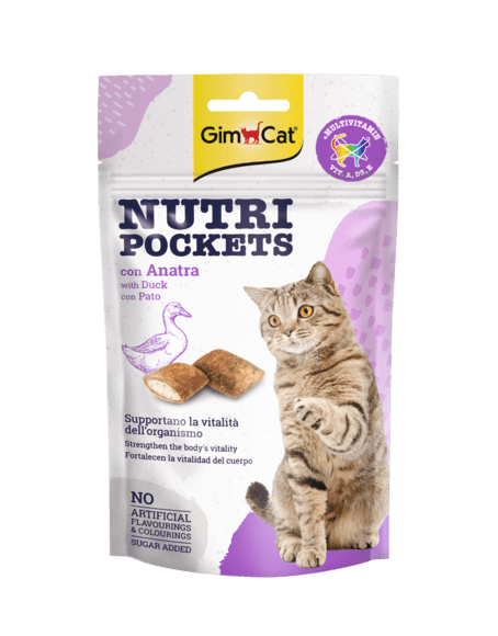 Gimcat Nutri Pockets Duck su antiena 60 g